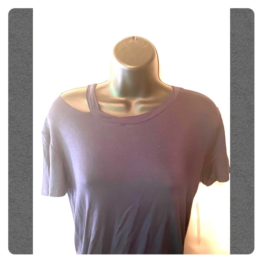 Sweet Romeo Slit- Neck Short Sleeve